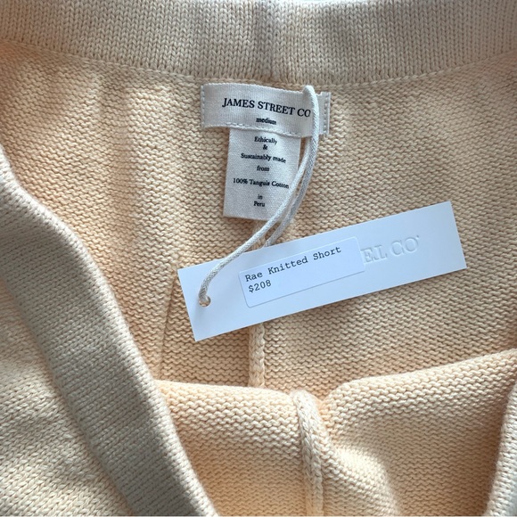 James Street Co. Knit Shorts in Butter Yellow - BNWT - Picture 3 of 4